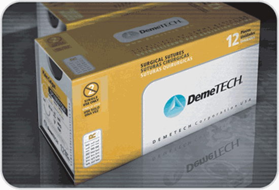 Picture of DemeTECH Chromic Catgut Sutures  12/bx