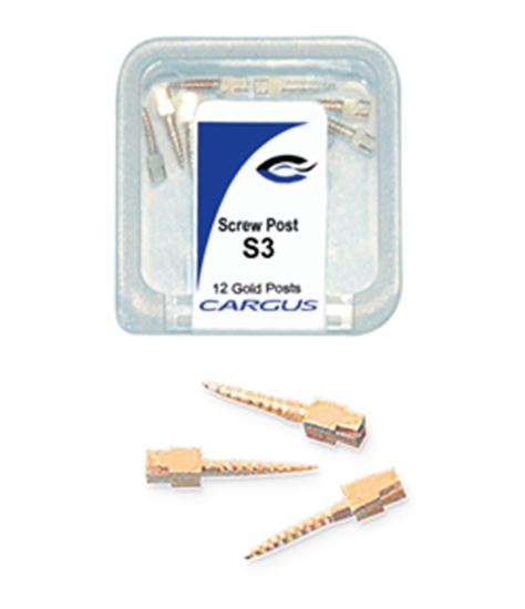 Picture of Screw Posts Gold Plated 12/Pk