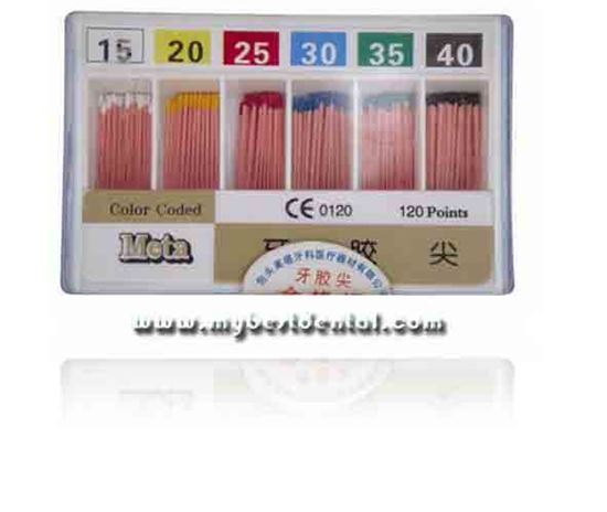 Picture of Gutta Percha Points 120/pk  – Meta
