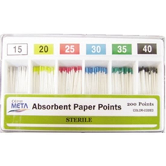 Picture of Absorbent Paper Points 200/pk  – Meta