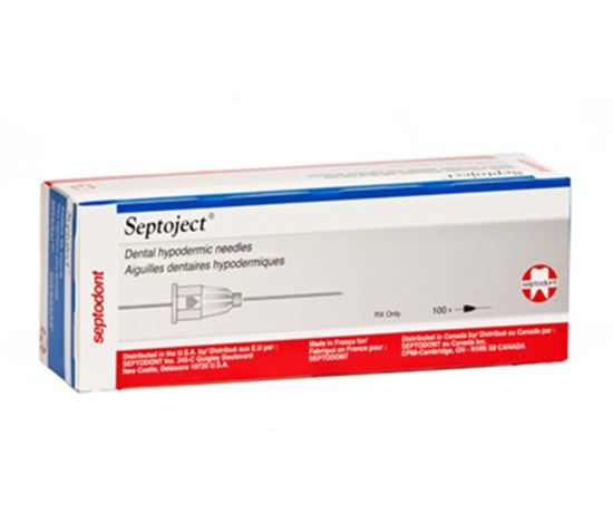 Picture of Septoject Plastic Hub Needles 100/bx - Septodont