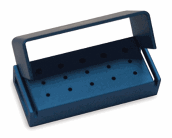 Picture of Bur Blocks 15 Holes Blue