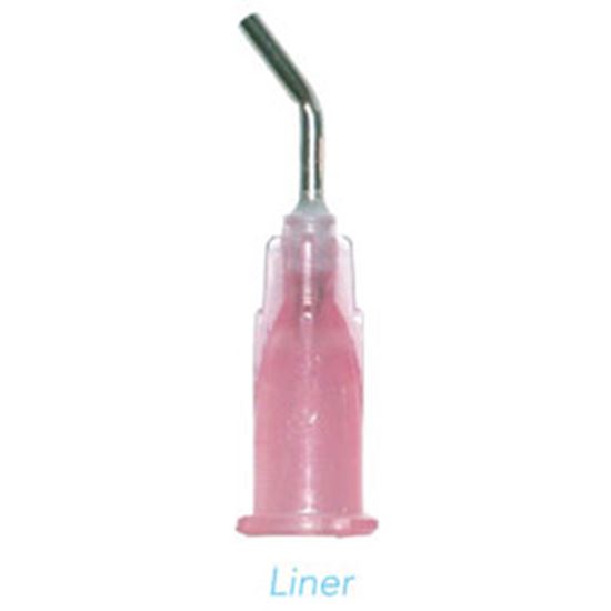 Picture of Pre-Bent Needle Tips Pink 18gauge 100/Pk - MARK3