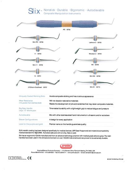 Picture of Slix Composite Instruments - Premier Dental