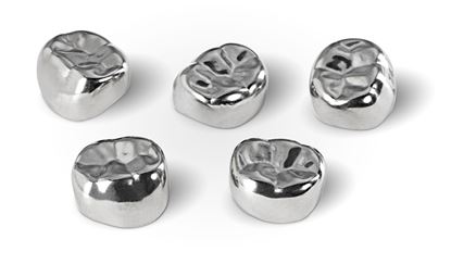 thumbnail image 2 of SANDENT 48pc Assorted Primary Molar Stainless Steel Crowns – Complete Pediatric Dental Kit 2 of 5