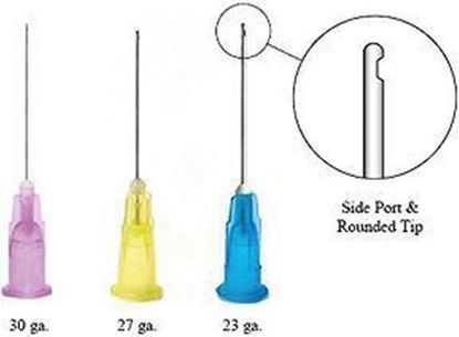 100pcs Dental Endodontic Luer Lock Irrigation Needle Tips – 30GA, 0.3mm, Notched