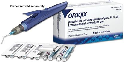 Picture of Oraqix periodontal gel kit 20/pkg ( does not include dispenser)