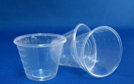 Picture of Reusable Dosage/Medicine Cup - 1oz - Clear 100/pk
