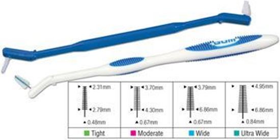 Picture of GUM Proxabrush Go-Betweens - Handles & Refills