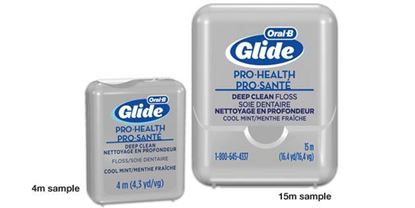 Picture of Glide Deep Clean floss patient samples mint 15m, 72/case
