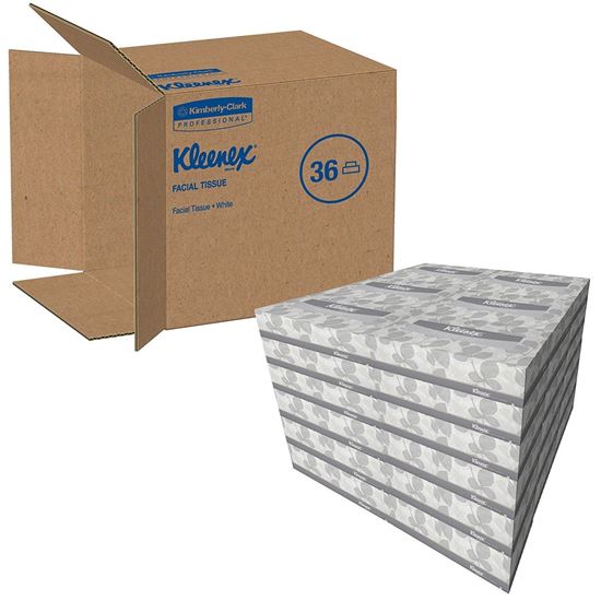 Picture of Facial Tissue Kleenex White - Case/36