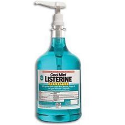 Picture of Listerine Cool Mint Mouthwash, 1 Gallon Pump