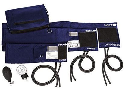 Picture of 3-in-1 Aneroid Sphygmomanometer Set - Prestige Medical Blood Pressure set