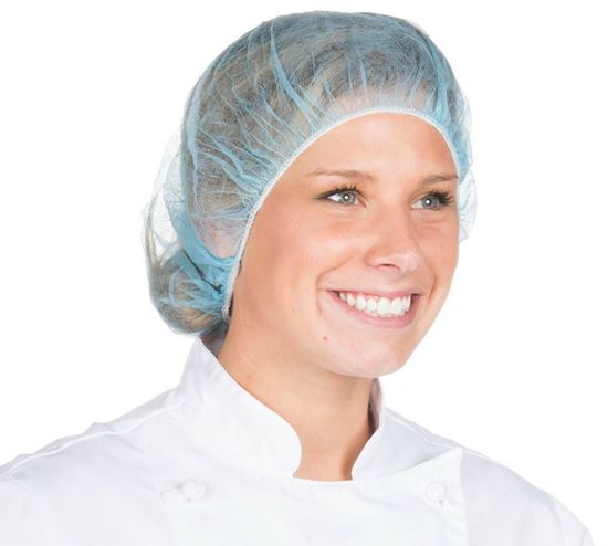 Picture of Bouffant White Caps 21" -  100/bg.